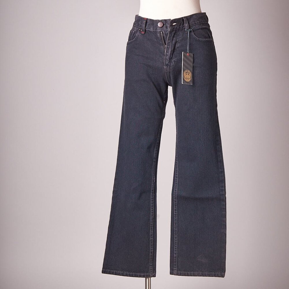 Late 1990s Black Flip Skateboarding Jeans Pants Deadstock
